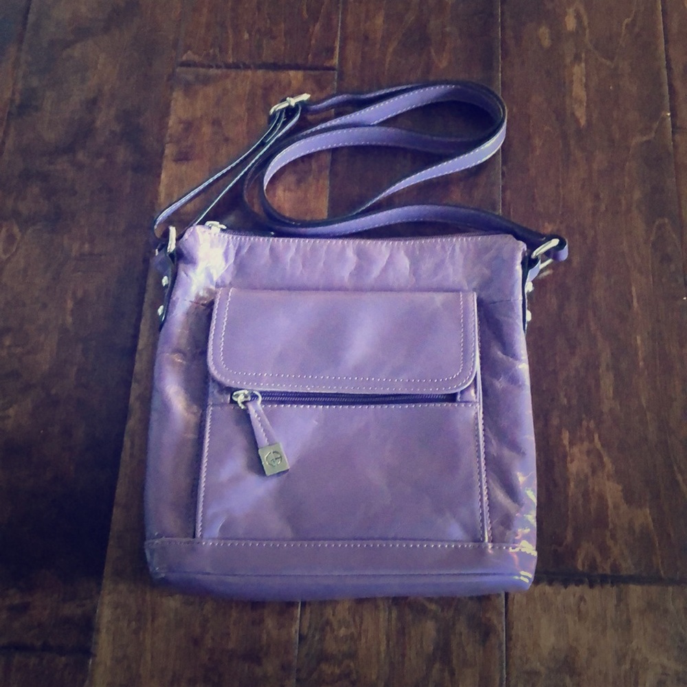 Gianni Bernini Leather Crossbody Handbag